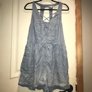 Denim romper